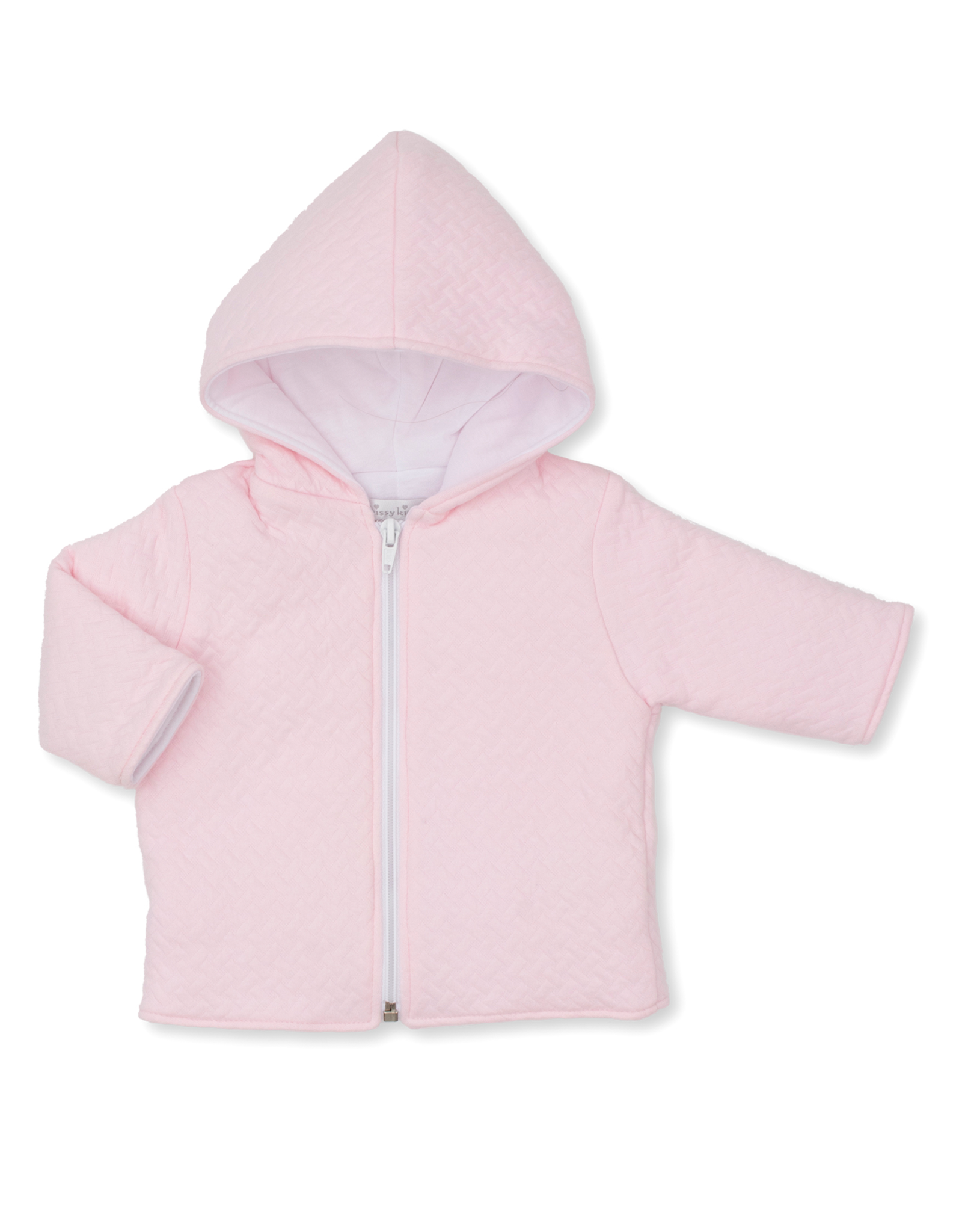 Kissy Kissy F25 Jacquard Zip Jacket Pink