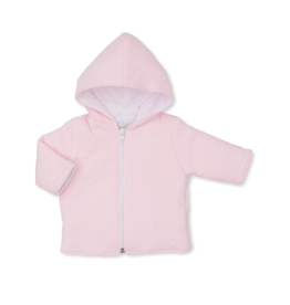 Kissy Kissy Jacquard Zip Jacket Pink