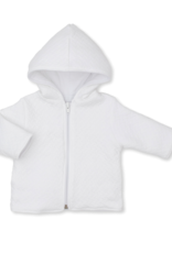 Kissy Kissy F26 Jacquard Zip Jacket White
