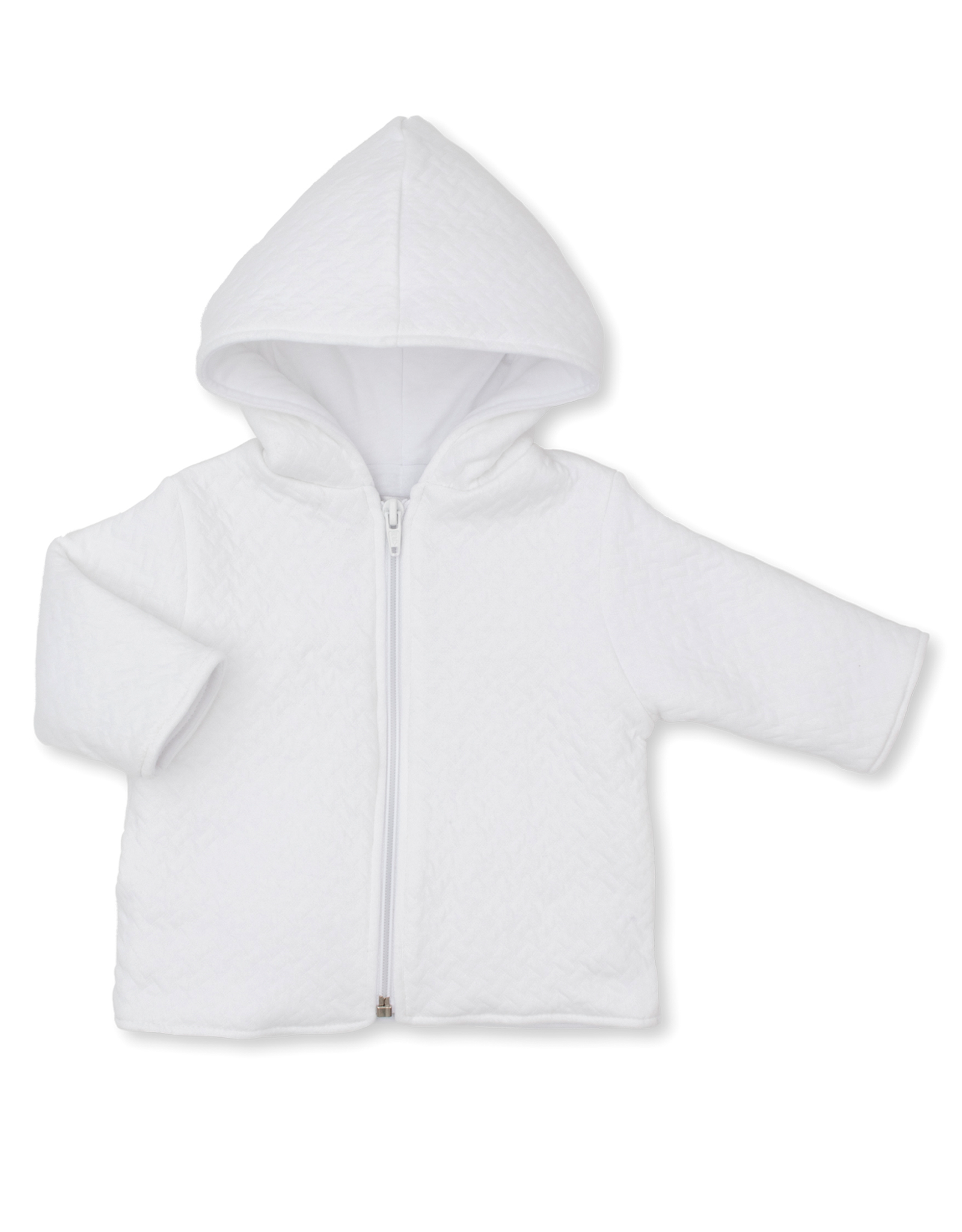 Kissy Kissy F26 Jacquard Zip Jacket White