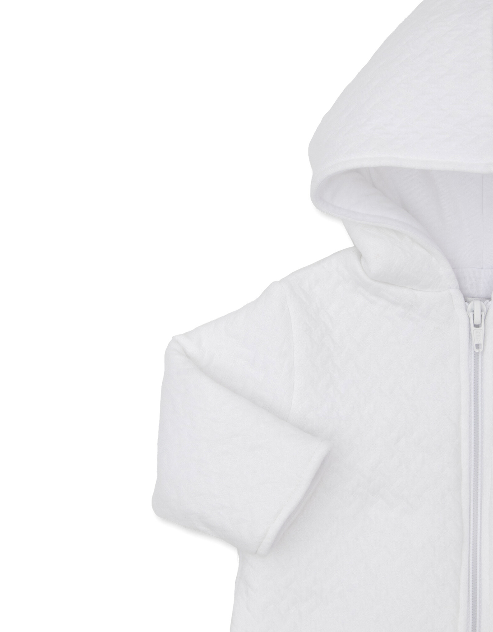 Kissy Kissy F26 Jacquard Zip Jacket White
