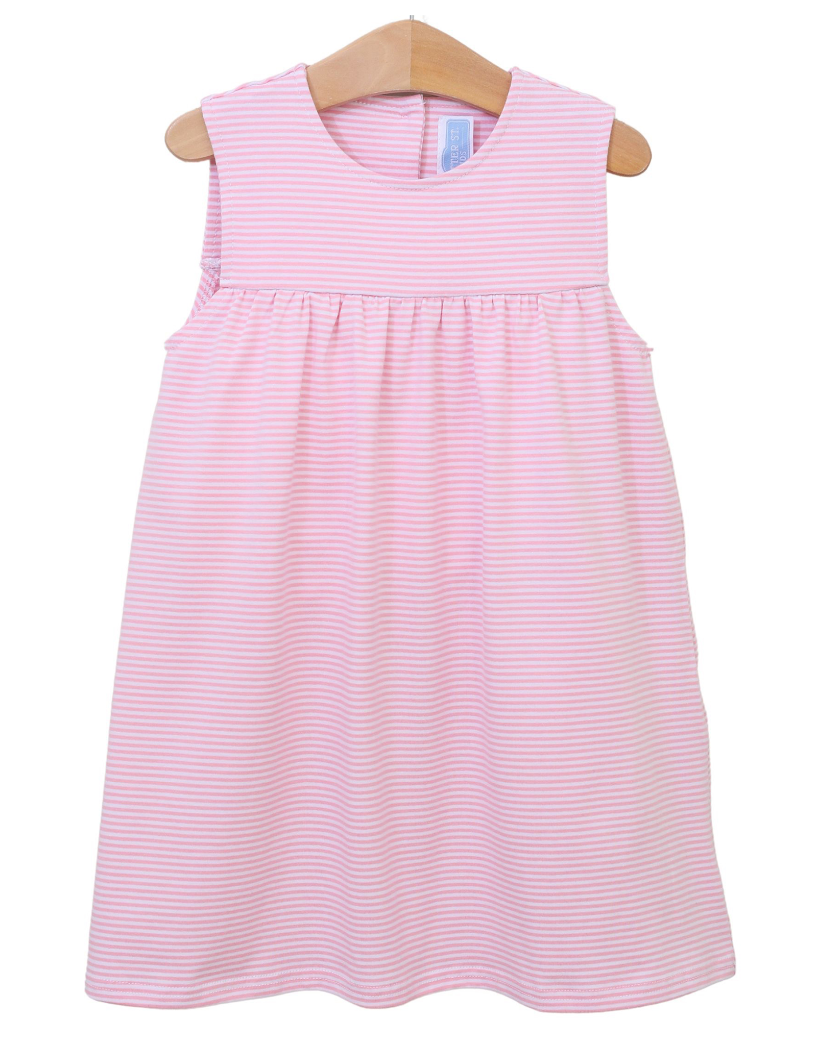 Trotter Street Kids TSF25 Light Pink Stripe Jillian Jumper