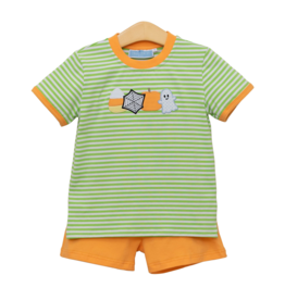 Trotter Street Kids Halloween Short Set