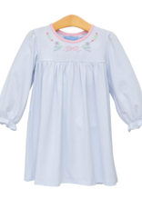 Trotter Street Kids TSF25 Floral Embroidery Dress