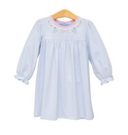 Trotter Street Kids Floral Embroidery Dress