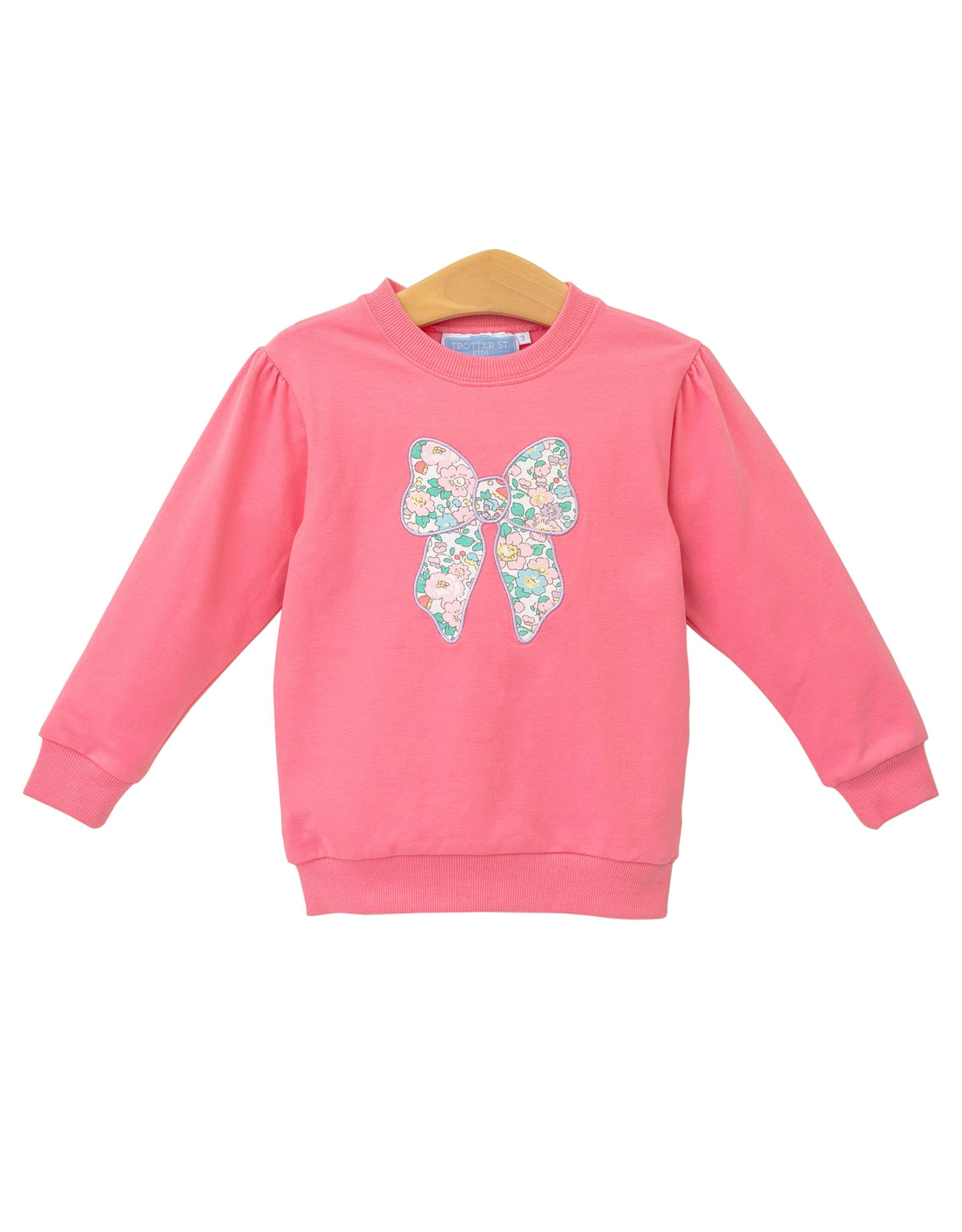 Trotter Street Kids TSF25 French Terry Bows Pullover