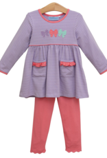 Trotter Street Kids TSF25 Bows Pant Set