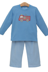 Trotter Street Kids TSF25 Fire Truck Pant Set