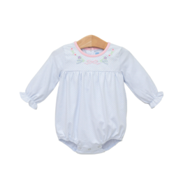 Trotter Street Kids Floral Embroidery Bubble