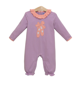 Trotter Street Kids Ballet Slipper Romper