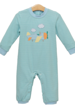 Trotter Street Kids TSF25 Airplane Applique Romper