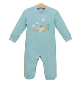 Trotter Street Kids Airplane Applique Romper