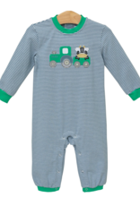 Trotter Street Kids TSF25 Tractor Applique Romper