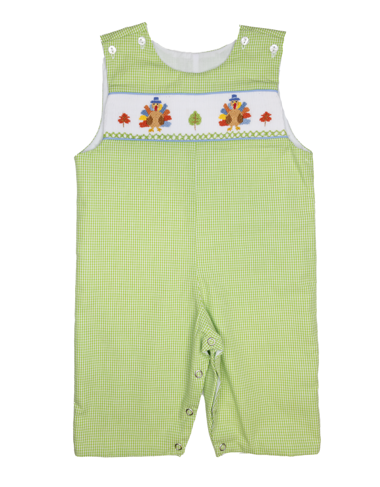 Lulu Bebe LBF25 Peer Smocked Turkey Longall
