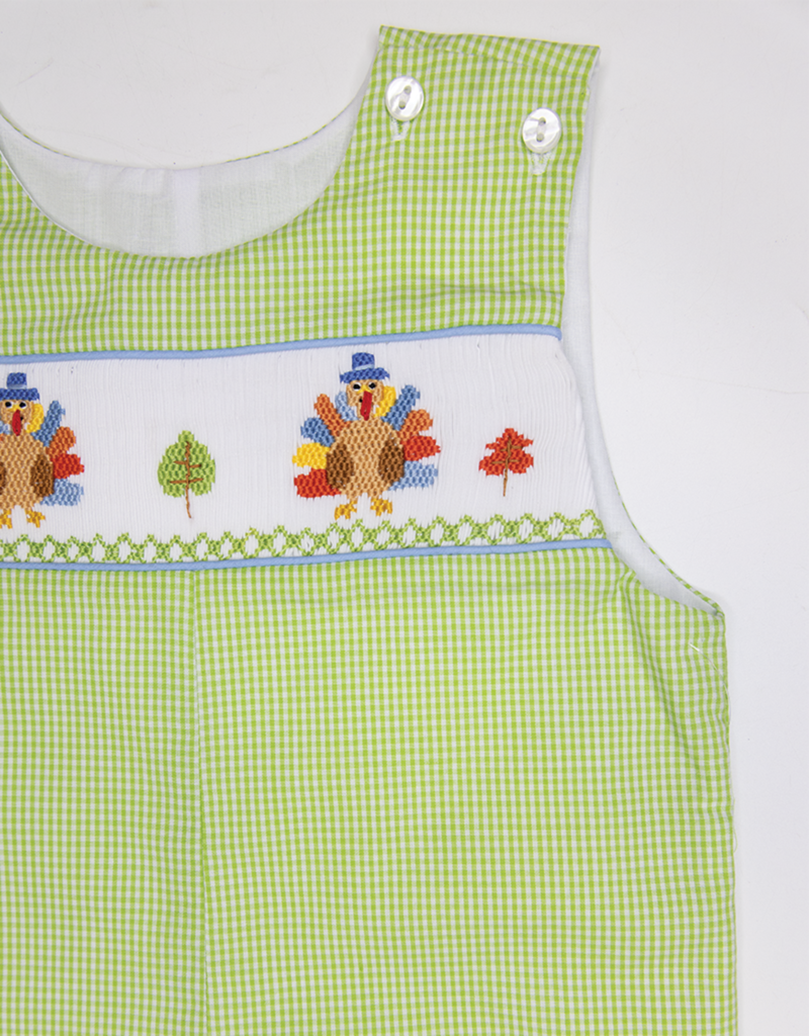 Lulu Bebe LBF25 Peer Smocked Turkey Longall