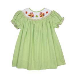 Lulu Bebe Emma Smocked Turkey Bishop