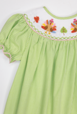 Lulu Bebe LBF25 Emma Smocked Turkey Bishop