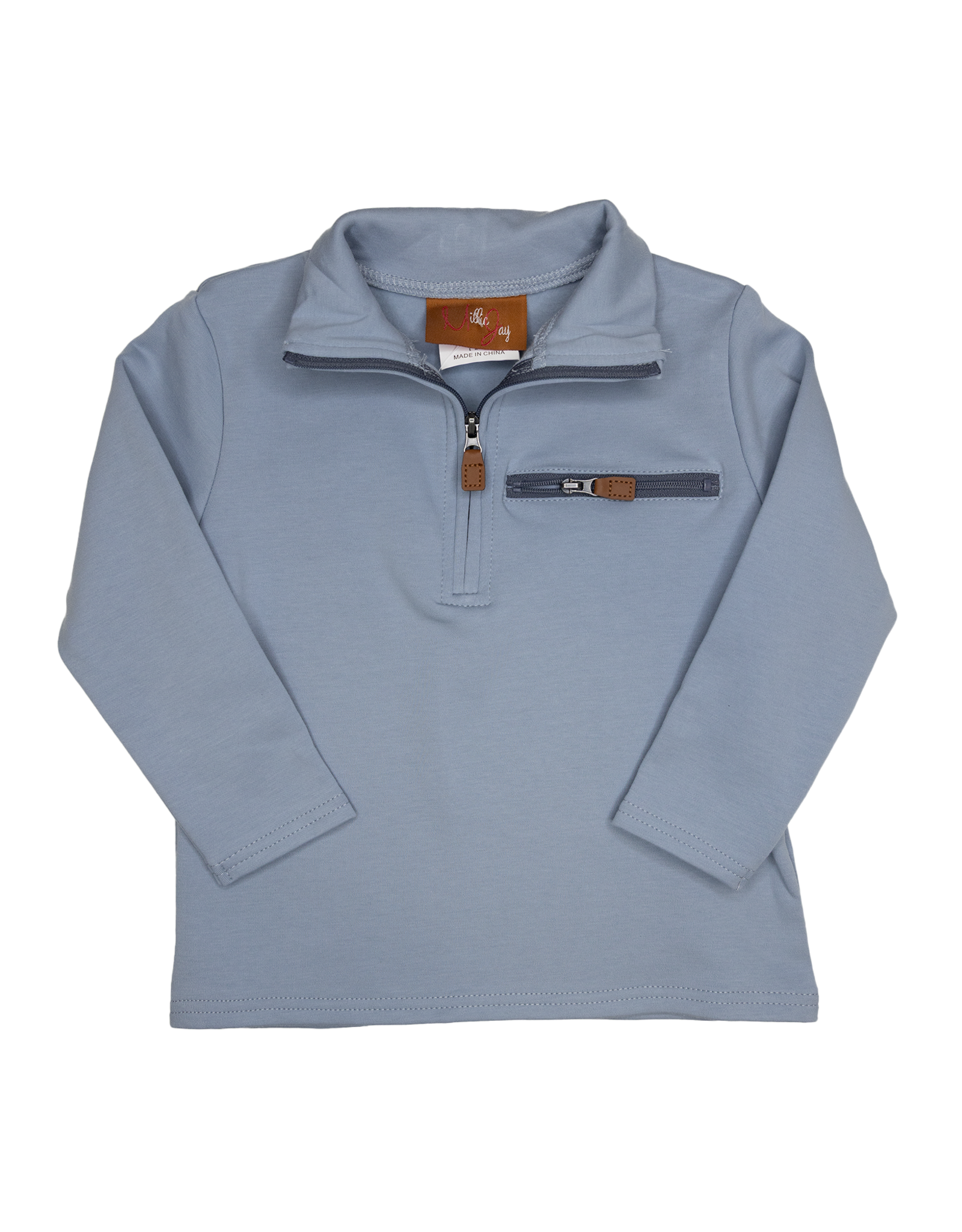 Millie Jay 654 Kingston 1/4 Zip Pullover Blue