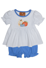 Millie Jay 527 Pumpkin Applique Bloomer Set
