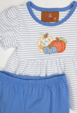 Millie Jay 527 Pumpkin Applique Bloomer Set