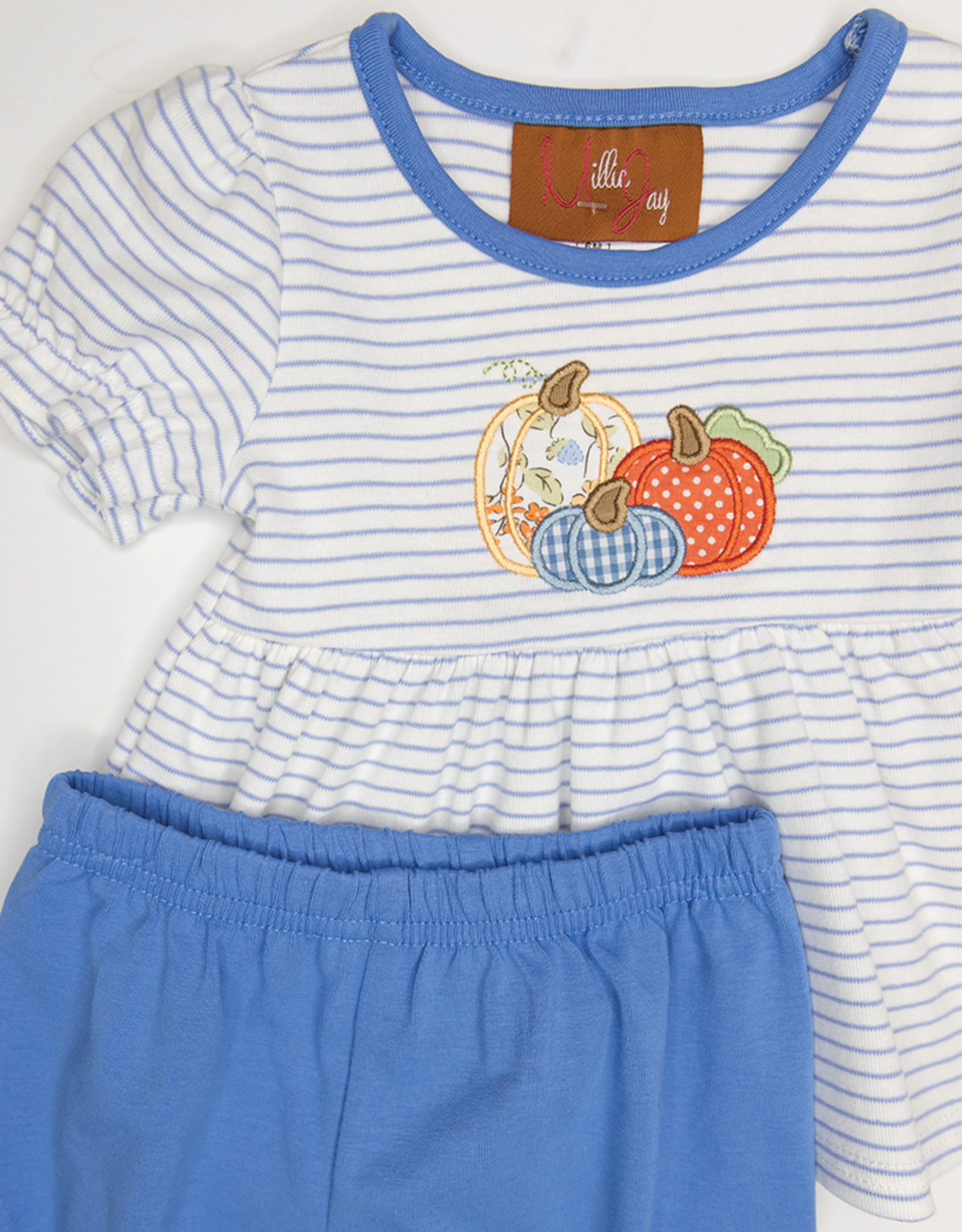 Millie Jay 527 Pumpkin Applique Bloomer Set