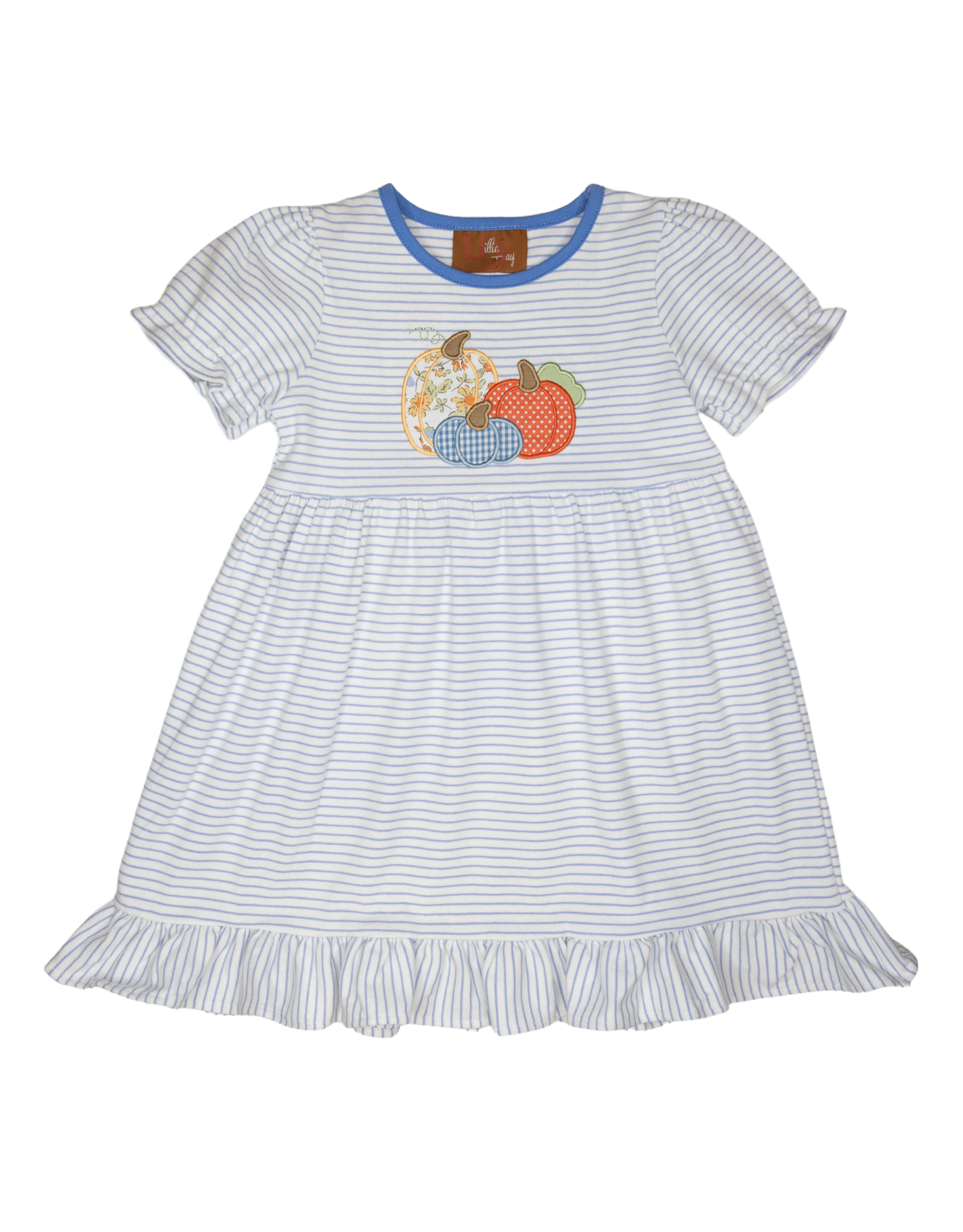 Millie Jay 525 Pumpkin Applique Dress