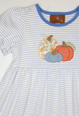 Millie Jay 525 Pumpkin Applique Dress