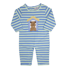 Three Sisters (12 Month) Puppy Applique Romper