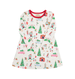 TBBC Long Sleeve Polly Play Dress Make The Season Bright TBBC Long Sleeve Polly Play Dress Make The Season Bright