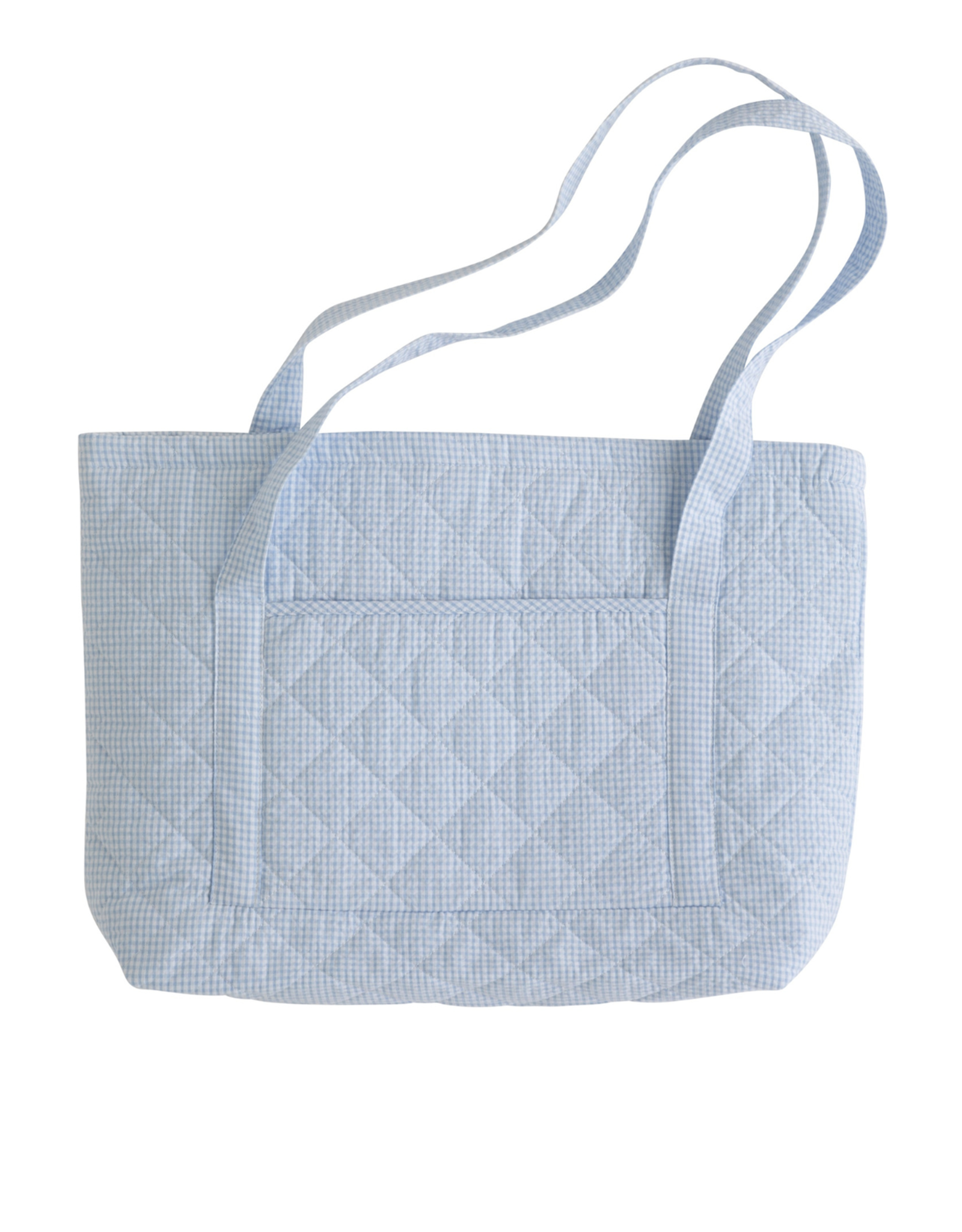 Little English LE Quilted Tote Blue Gingham