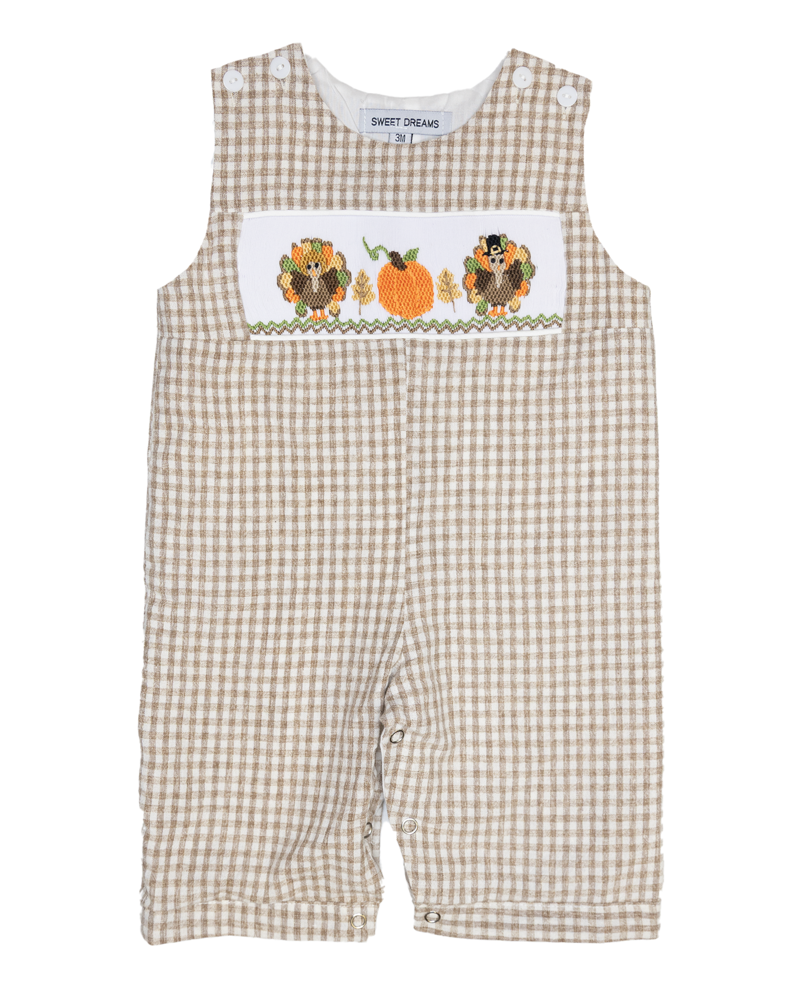 Sweet Dreams MT125 Smocked Turkey Longall