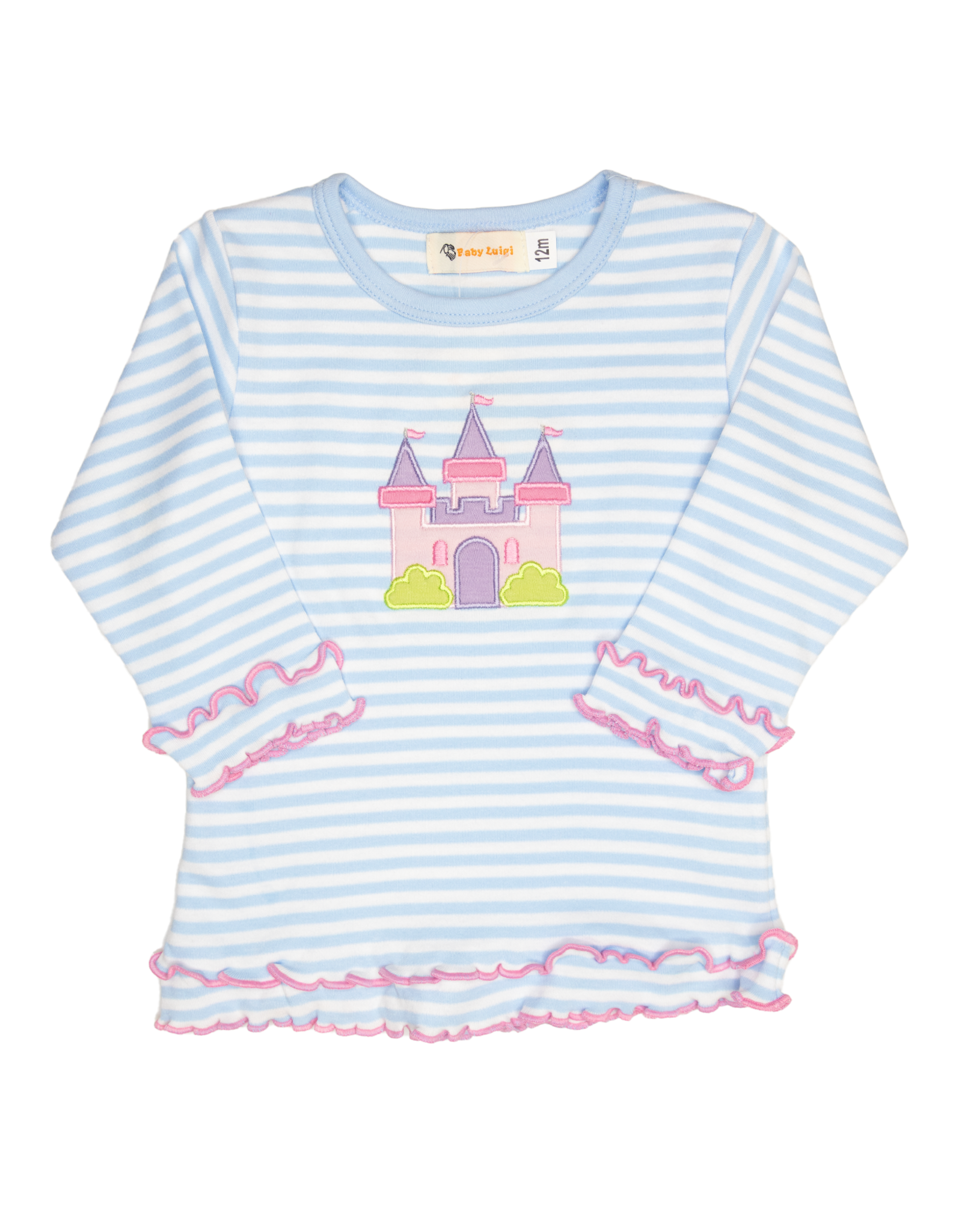 Luigi F25 Sky Stripe Castle Shirt