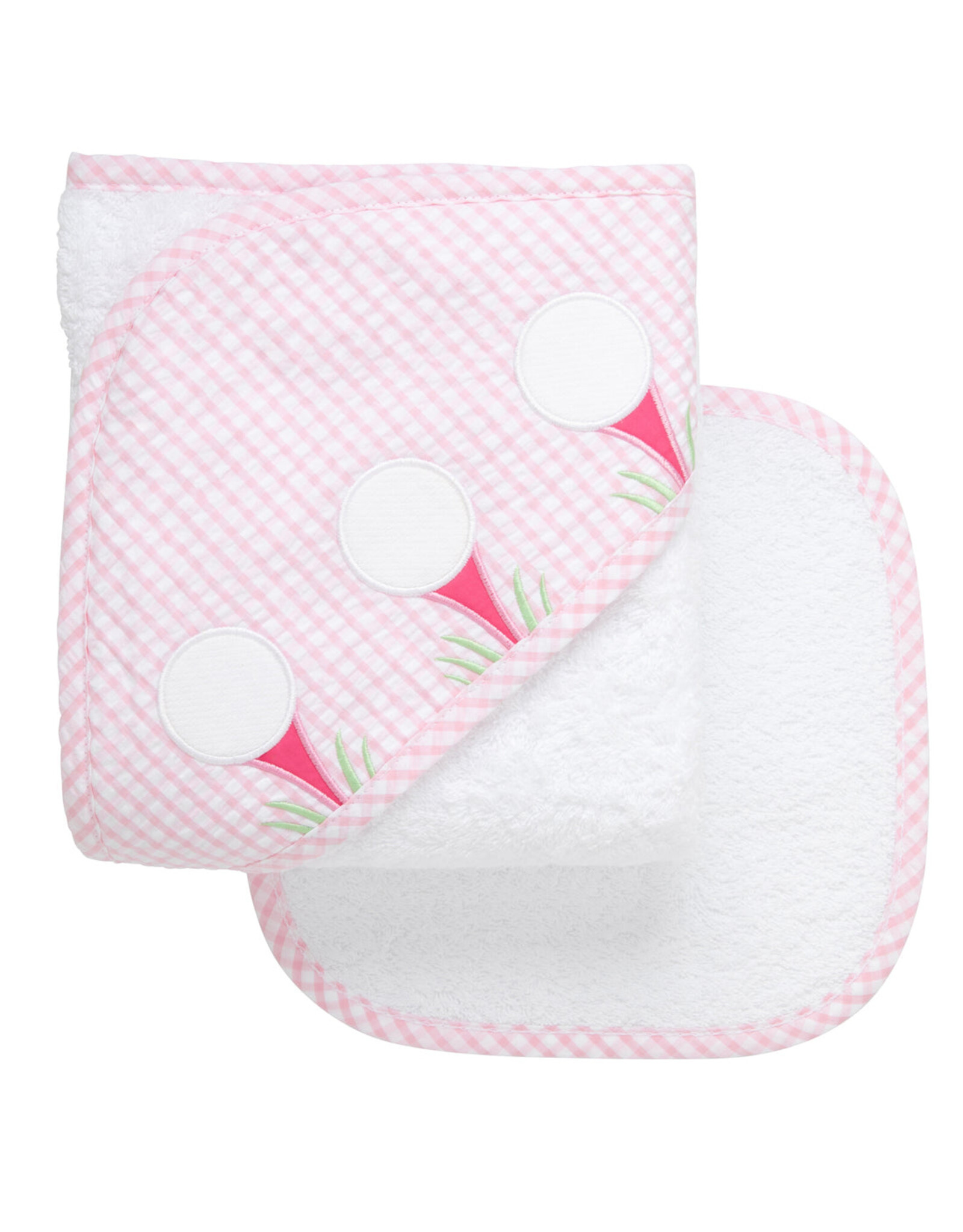 3 Marthas 3M Boxed Hooded Towel Set Pink Golf