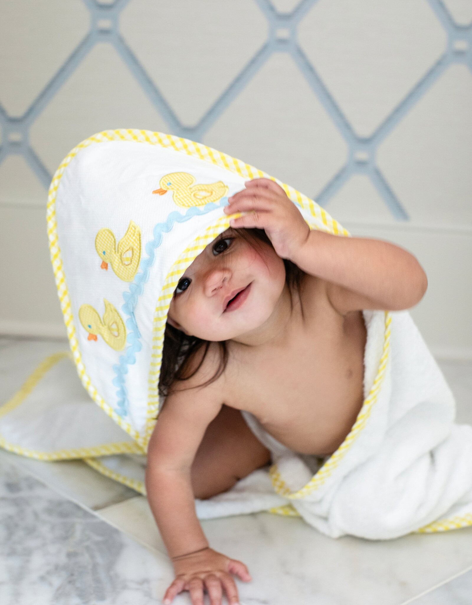 3 Marthas 3M Boxed Hooded Towel Set Yellow Duck