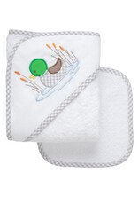 3 Marthas 3M Boxed Hooded Towel Set Mallard