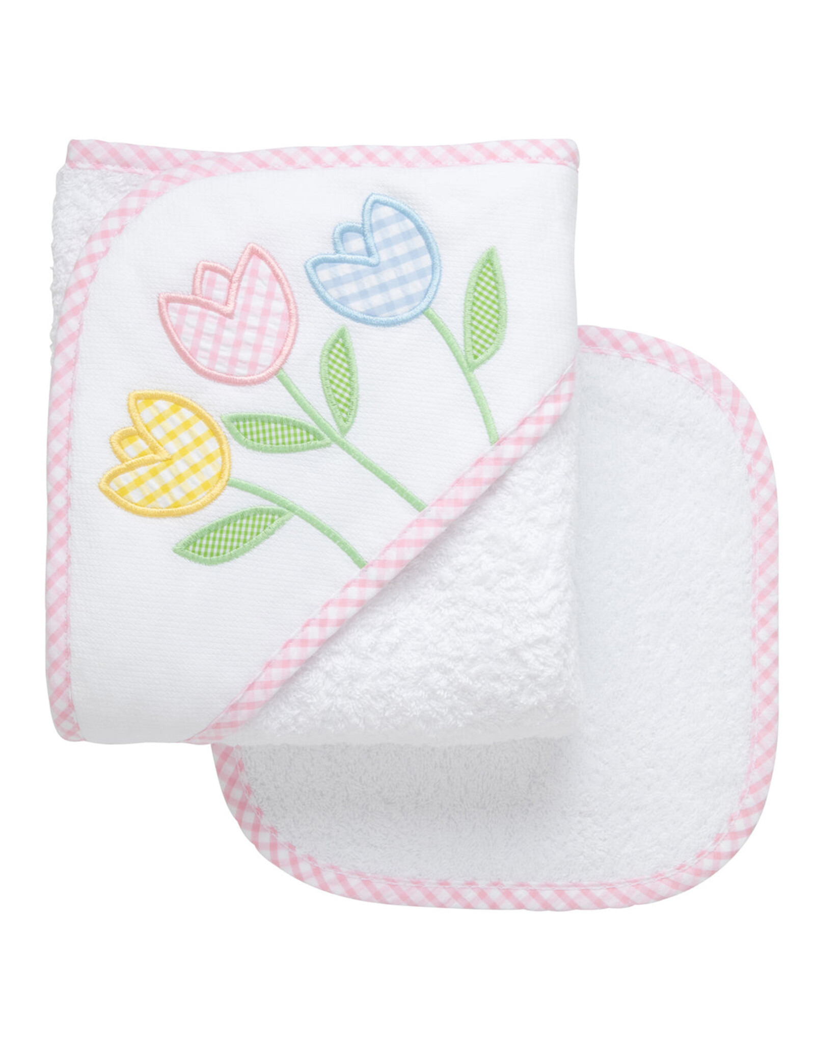 3 Marthas 3M Boxed Hooded Towel Set Tulip