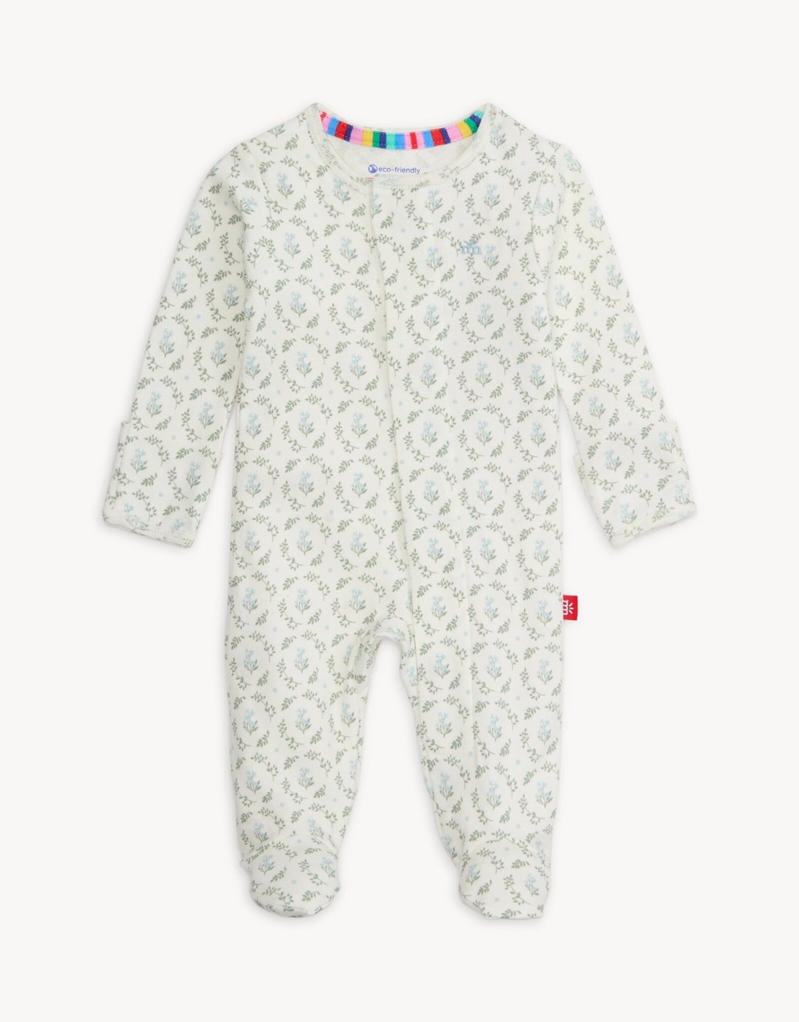 Magnetic Me MM Organic Cotton Footie Eloise Floral