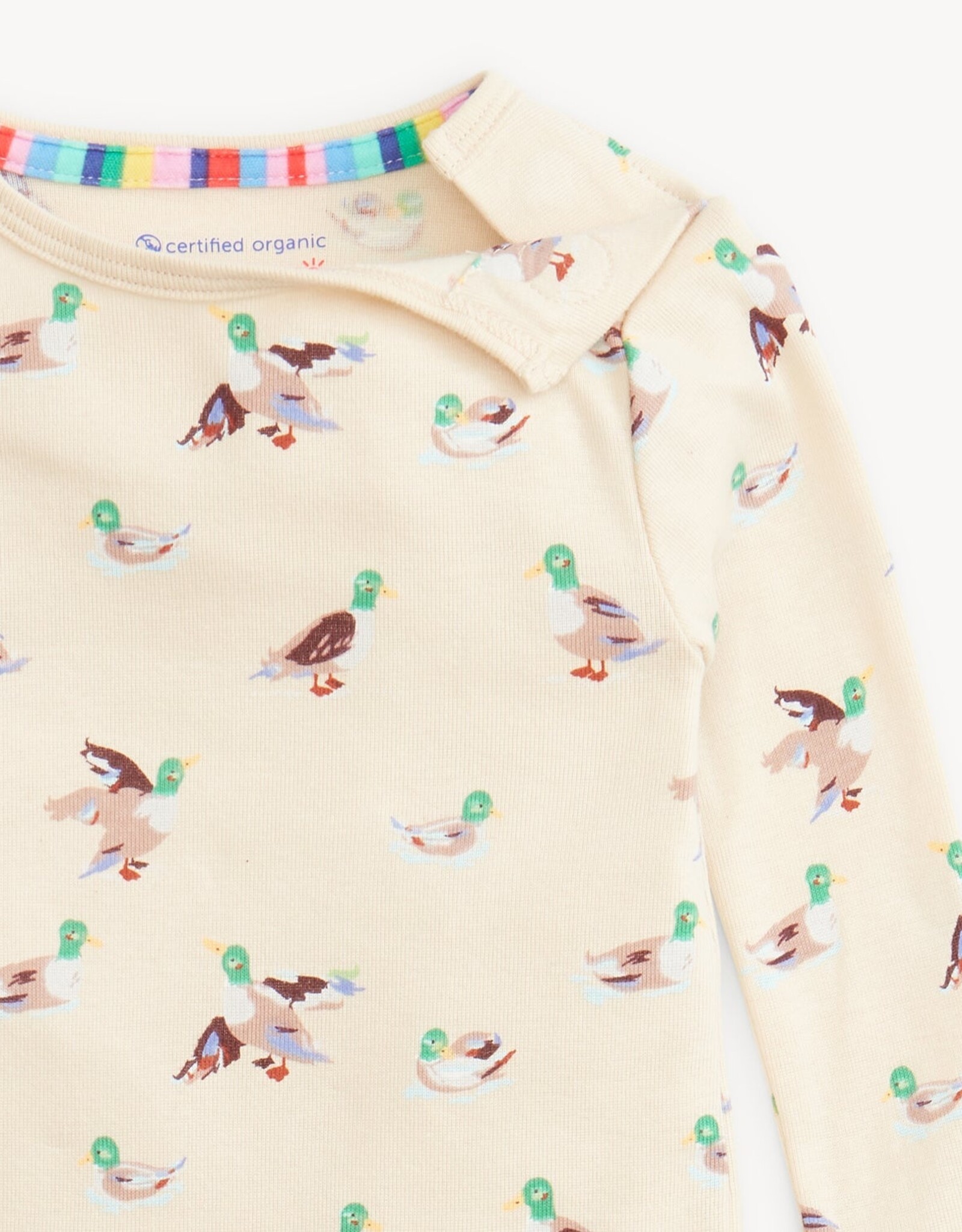 Magnetic Me MM Organic Cotton 2 Pc PJ Set Quack Me Up