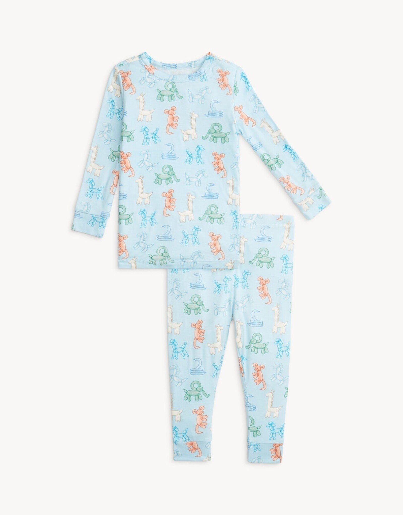 Magnetic Me MM Modal 2 Pc PJ Set Blue Party Animals Glow in Dark