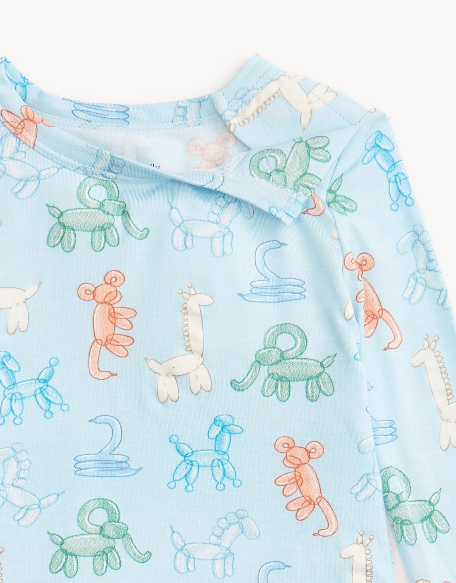 Magnetic Me MM Modal 2 Pc PJ Set Blue Party Animals Glow in Dark