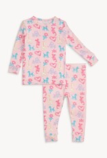 Magnetic Me MM Modal 2 Pc PJ Set Pink Party Animals Glow in Dark