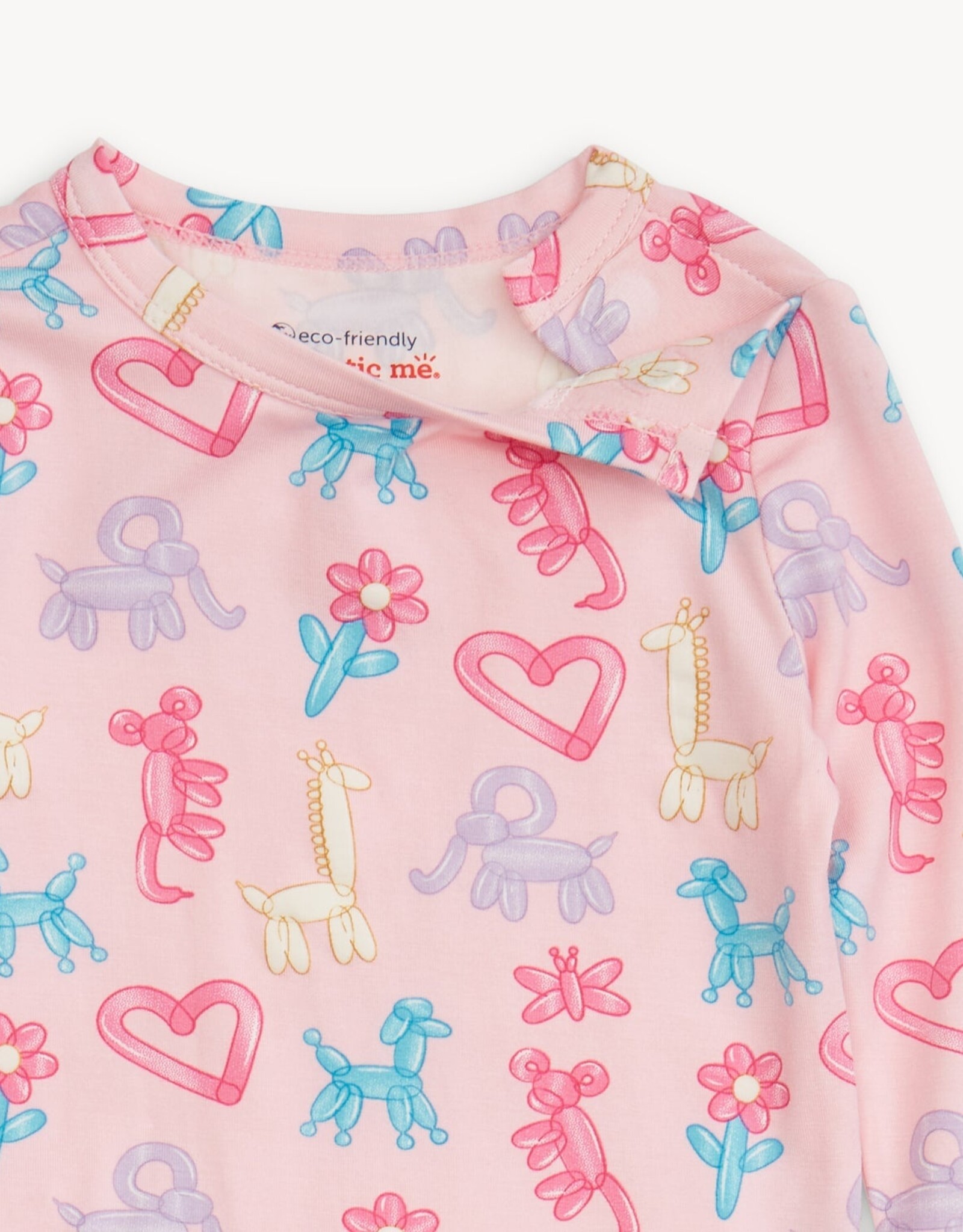 Magnetic Me MM Modal 2 Pc PJ Set Pink Party Animals Glow in Dark