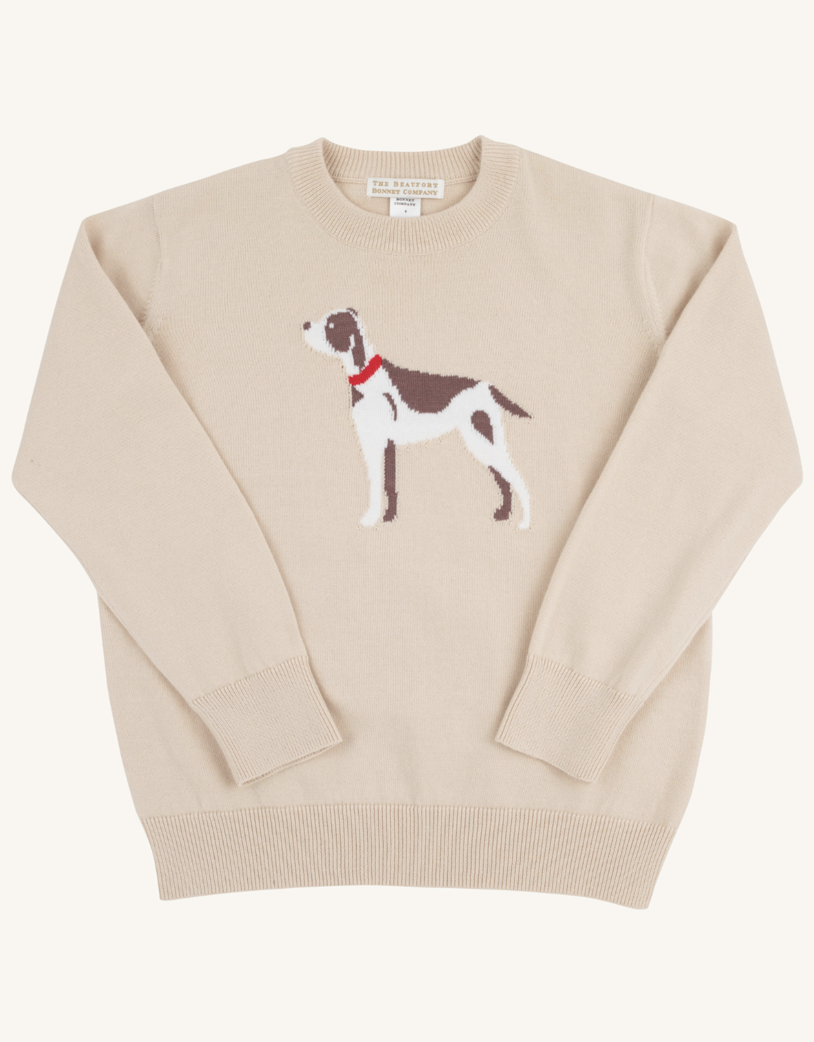 TBBC Isaacs Intarsia Sweater Osprey Oatmeal/Dog