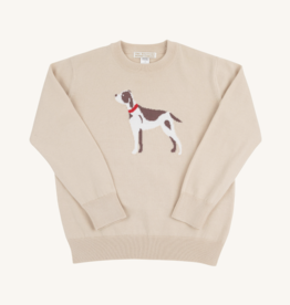 TBBC (18/24M) Isaacs Intarsia Sweater Osprey Oatmeal/Dog