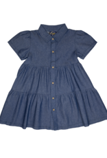 Emma Jean 1014 Denim Layered Dress