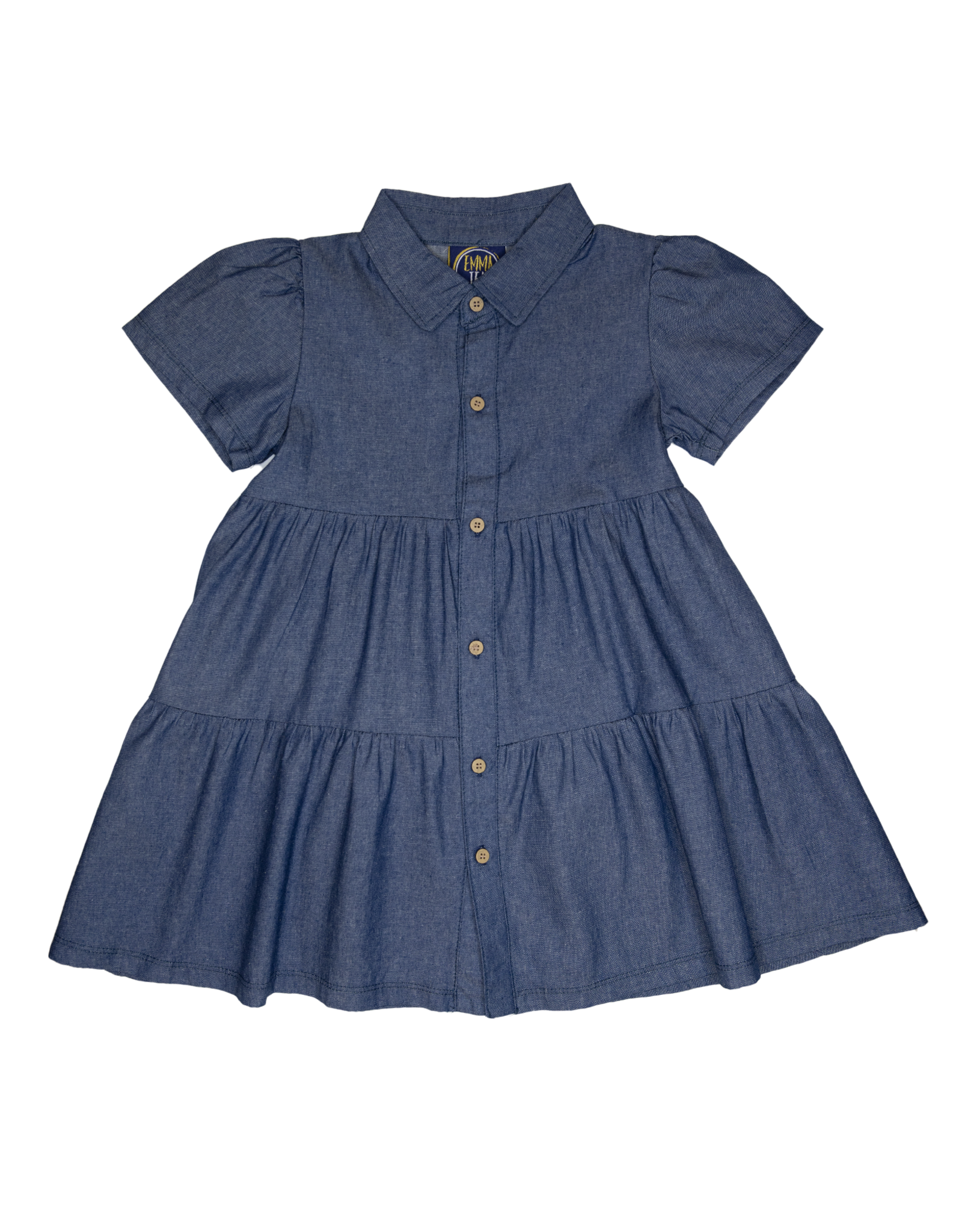 Emma Jean 1014 Denim Layered Dress