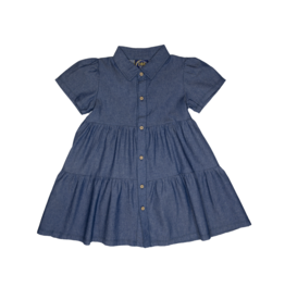 Emma Jean (Size 4) Denim Layered Dress