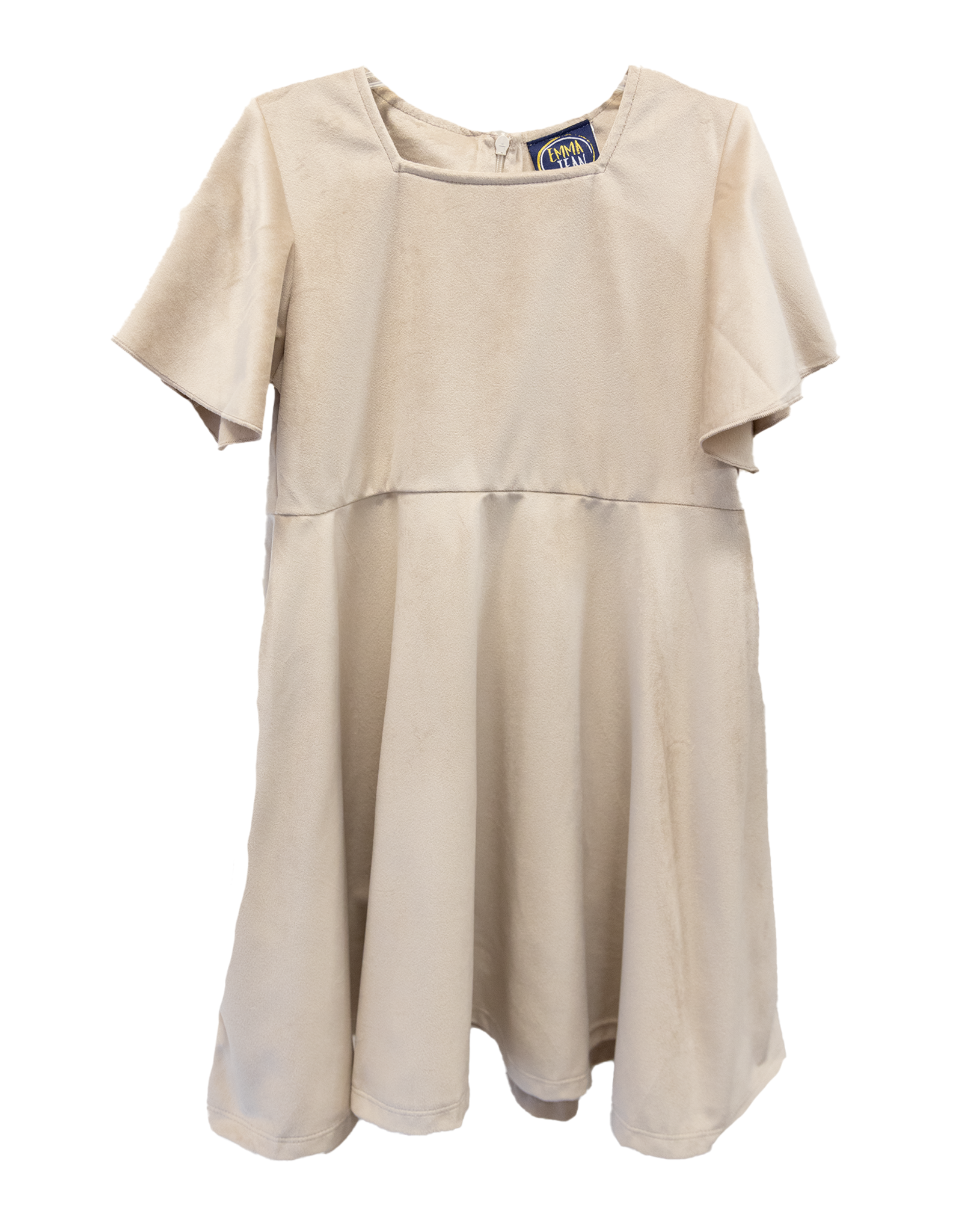 Emma Jean 1009 Addison Tan Velvet Dress