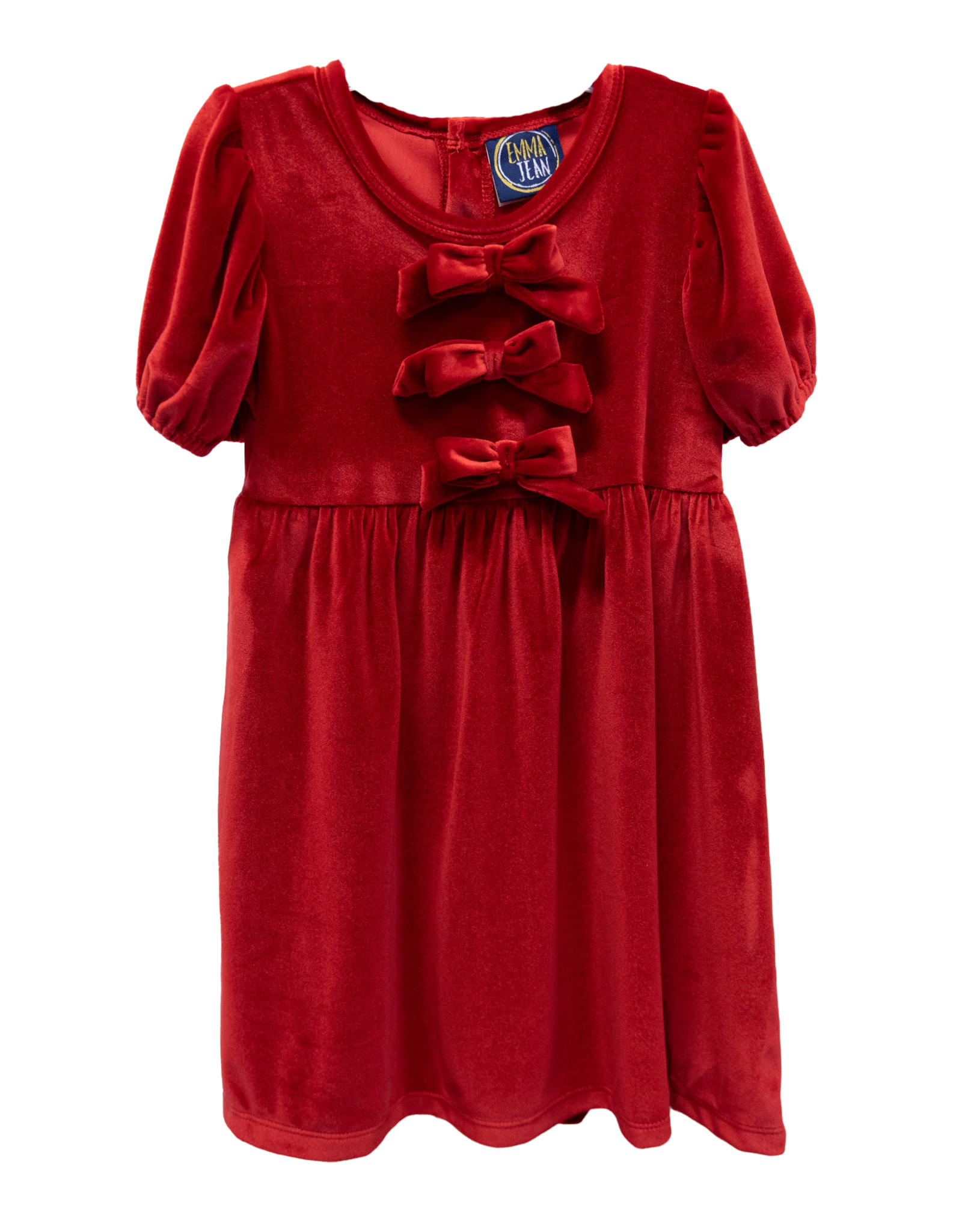 Emma Jean 1003 Chelsea Bow Dress Red Velvet