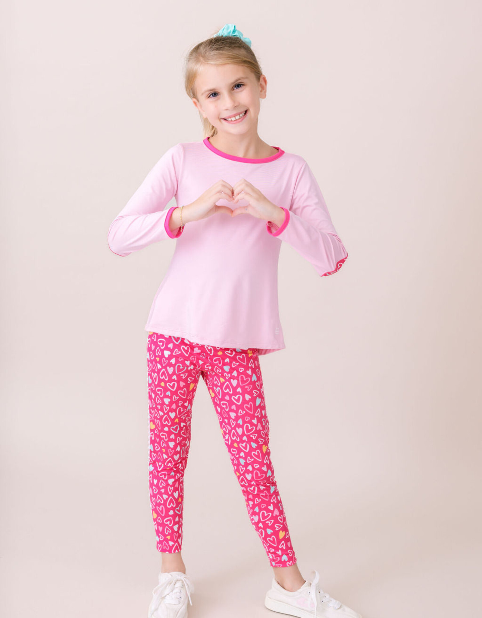 Set Athleisure Abigail High Waist Legging Pinky Promise/Pure Coconut